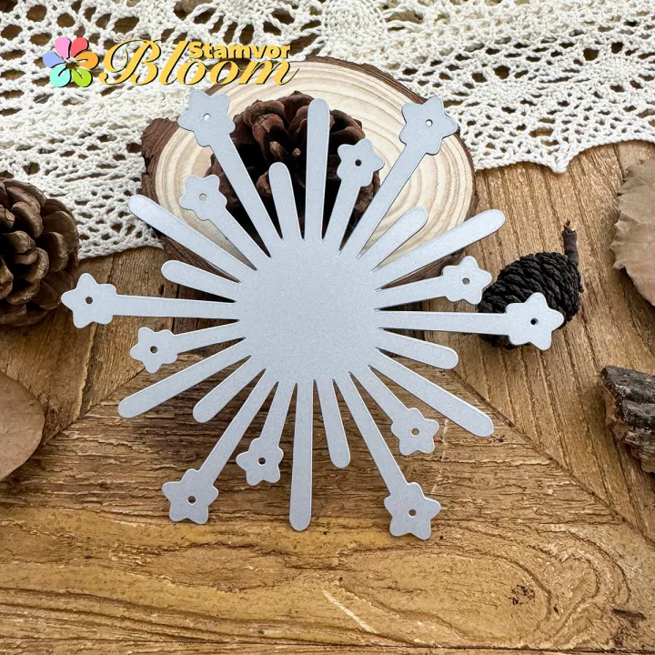 Original%20Lovely%20Stars%20Firework%20Metal%20Cutting%20Dies%20Scrapbooking%20Decorative%20Embossing%20-%20Image%206