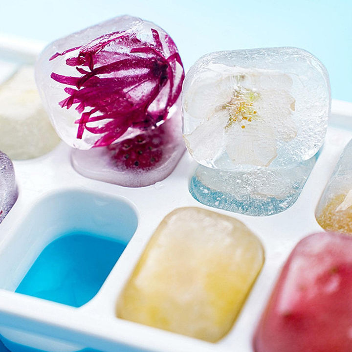 1pc/2pcs-14-Grid%20Large%20Capacity%20Flexible%20Silicone%20Ice%20Cube%20Tray%20with%20Spill-Resistant%20Removable%20Lid,%20and%20Durable%20Plastic%20Material%20-%20Image%206