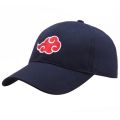 Anime Ninja Hat Akatsuki Embroidered Cotton Baseball Hat Neutral Adjustable Duck Tongue Hat Sunshade Hat Outdoor Sports Hat.