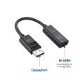 Cable Matters 8K DisplayPort 1.4 to HDMI 2.1 Adapter with 4K 120Hz / 8K 60Hz, 48 Gbps Unidirectional DisplayPort to HDMI 2.1 Cable Adapter in Black. 