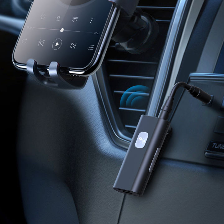 Bluetooth%205.0%20Audio%20Receiver%20Noise%20Cancelling%20BT%20AUX%20Adapter%20Music%20Receiver%20for%20Car%20Stereo%20Speaker%203.5mm%20Jack%20Wired%20Headphone%20-%20Image%203