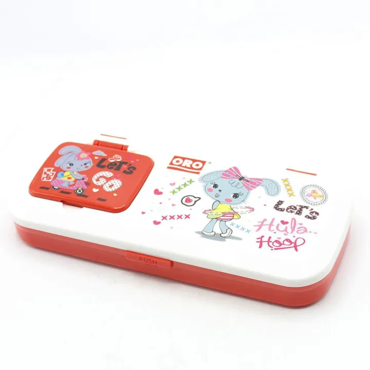 "Oro%20La%20Bello%20Fancy%20Geometry%20Box%20for%20Kids%20with%20Built-In%20Mirror%20and%20Comb%20-%20Multifunctional%20Stationery%20Storage%20Box%20in%20Cartoon%20Characters,%20Double-Sided%20Plastic%20Oro%20Geometry%20Box%20for%20School%20Students"%20-%20Image%205