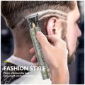 Vintage T9 Electric Hair Cutting Machine Hair Clipper Professional Men Shaver Rechargeable Barber Trimmer for Men Dragon Buddha. 