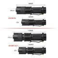 Ultra Bright Portable LED Flashlight 18650 14500 L2 T6 Q5 Lantern Adjustable Focus  for Outdoor Camping Emergency Light. 