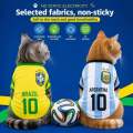 Argentina Brazil 2026 world cup cat jersey. 