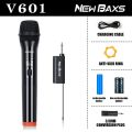 Wireless Microphone Dynamic Handheld Microphones Karaoke Microphone Mic with Rechargeable Receiver for Wedding Party Church Club. 