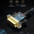 HDMI to DVI Bidirectional Adapter and Switch Cable Suitable for Laptops Ps4 Desktop Computers Televisions and 1080p Projectors.