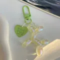New Candy Color Balloon Dog Keychain for Girls Creative Balloon Dog Phone Chain Key Buckle Accessories Bag Pendant Toys. 