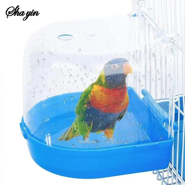 Plastic%20Bird%20Water%20Bath%20Box%20Bathtub%20Parrot%20For%20Parakeet%20Hanging%20Bowl%20-%20Image%204