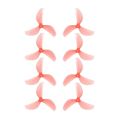 8PCS 4Pairs Gemfan 45mm 3-Blade 45mm-3 PC Propeller T-Mount 1mm 1.5mm 0805 Motor for FPV RC FreestyleTinywhoop Drones DIY Parts. 