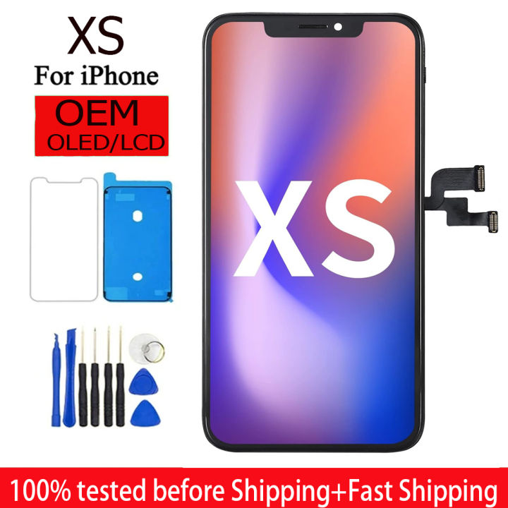 OLED Pantalla For IPhone XS LCD Display Touch Screen Digitizer Assembly ...