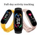 Smart Bracelet Multi-Function Heart Rate Blood Pressure Monitor Step Music Sleep Monitoring M6 Smart Fitness Sports Watch. 