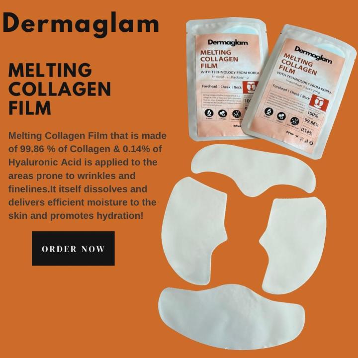 Dermaglam Melting Collagen Masks Infused with Collagen And Hyaluronic Acid