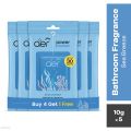 Aer Power Pocket Bathroom Freshener Sea Breeze 10 gm (Buy 4, Get 1 Free). 