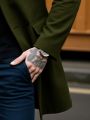 Winter Elegance Woolen Coat Male Warm & Stylish Men's Solid Coat: Double-Breasted Design Thickened Lining - Woolenen Jacket For.