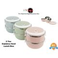 Lunch Box 2 Tier Insulated Tiffin Box with Vaccum Seal. 