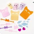 Fuzzikins Doll Set,Cozy Cats. 