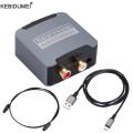 DAC Digital to Analog Audio Converter Optical SPDIF Toslink Coaxial Input to L/R RCA 3.5mm Jack Headphone Amplifier Output. 
