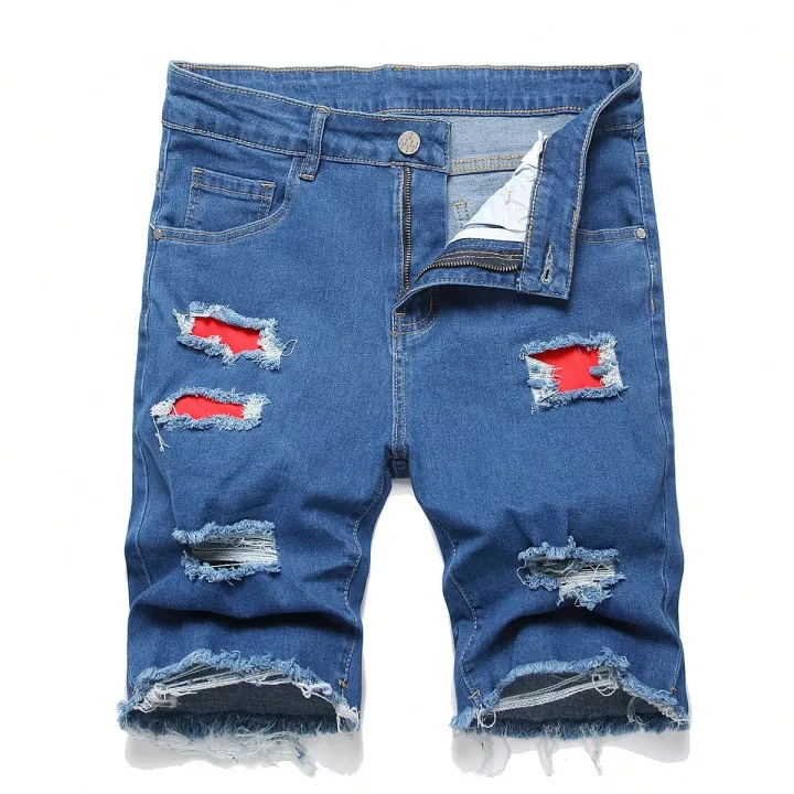 Summer%20Slim%20Stretch%20Men%20Short%20Jeans%20Fashionable%20Retro%20Patchwork%20Denim%20Shorts%20Streetwear%20Cotton%20Cargo%20Shorts%20Male%20-%20Image%205