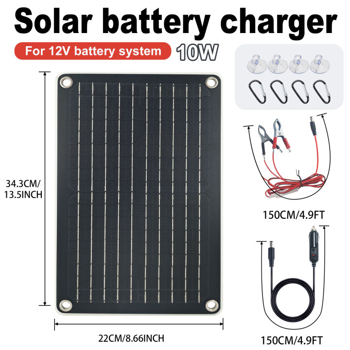 10W%2012V%20Solar%20Battery%20Charger%20&%20Maintainer%20Pro,%20Built-in%20UltraSmart%20MPPT%20Charge%20Controller,10W%20Solar%20Panel%20Trickle%20Charging%20Kits%20-%20Image%206
