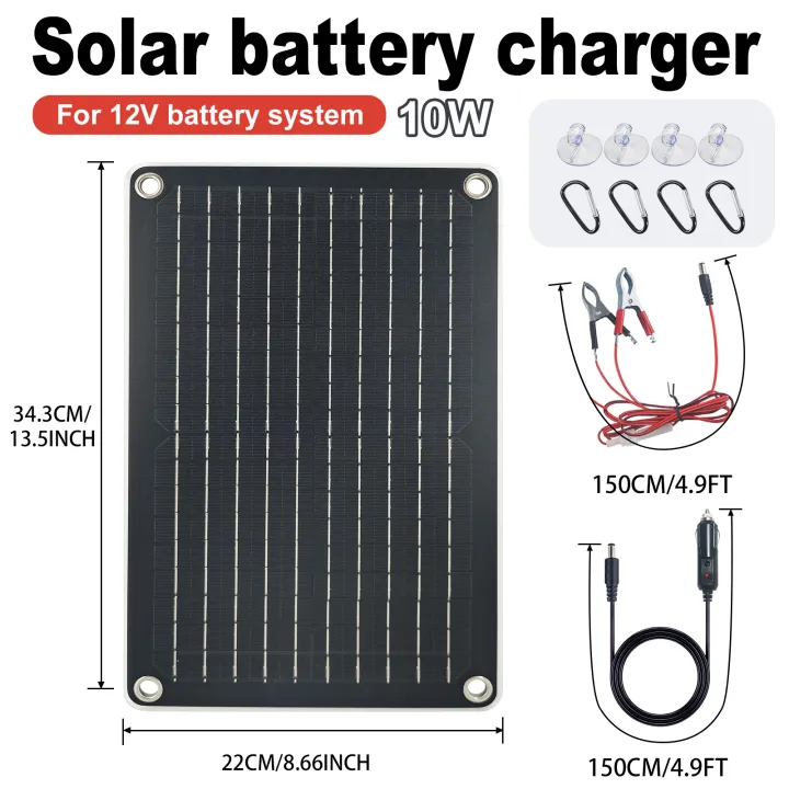 10W%2012V%20Solar%20Battery%20Charger%20&%20Maintainer%20Pro,%20Built-in%20UltraSmart%20MPPT%20Charge%20Controller,10W%20Solar%20Panel%20Trickle%20Charging%20Kits%20-%20Image%206