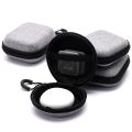 Portable Data Cable Organizer Bag Small EVA Oval Earphone Storage Bags Hard Shell Waterproof Cases Charger U Disk Zipper Pouch. 