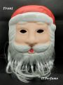 White Beard Old Man Santa Mask, Christmas party Mask. 