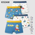 4 Pcs/Lot Boys Panties Cotton Boxers Underwear For Boy Rocket Cartoon Kids Underpants Breathable Sweatproof Mens Boxer Briefs. 