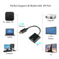 DisplayPort DP to VGA Adapter Cable Display Port For Laptop Projector DTV TV HDVD DP Male to VGA Female Converter Adapter Cable. 