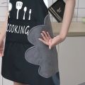 Kitchen Apron Waterproof Oil-Proof Apron For Woman Adjustable Household Cooking Bib With Pocket Hand-Wiping Clean Tool Accessory. 