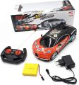 4 Direction Remote Control Car - Print Shape - Power Charge - Single Car Battery Charger - (Color Random Choice). 