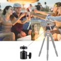 Mini Ball Head Mount Adapter 1/4 Inch Screw Aluminum Alloy, 360° Rotatable Tripod Ball Head for DSLR Camera Phone Fill Light. 
