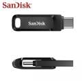 SanDisk Dual Drive Usb3.1 64GB Type-c Memory Stick (128gb 256gb) available Black Pendrive Flash Disk High Speed U Disk Flash drive. 
