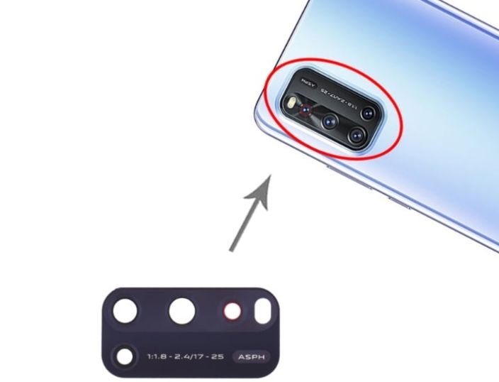 Vivo v19 Back Camera Glass Lens Replacement – Rear Camera lens