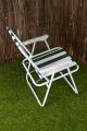 Folding chair stripe. 