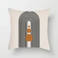 Abstract Geometric Decorative Pillowcase Double-Sided Printed Pillow Covers Zipper Square Living Room Sofa Festival Decor. 