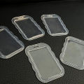 Students Cards Protecting Cover Clear Soft Silicone Wave ID Bus Access Card Holder Transparent Staff Working Credit Card Hloder.