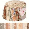 40pcs 100%Cotton jelly roll fabric cotton bag - Quilted jelly roll - DIY sewing supplies Crafts Home Decoration.