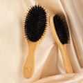Soft Bristle Hair Brush Women Combs for Hair Wood HairBrush Detangle Straightener Brush Hair Comb Barber Accessories.