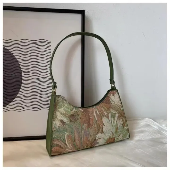 Popular%20Women's%20Armpit%20Bag%20New%20Style%20with%20A%20Western%20Temperament%20One%20Shoulder%20Oil%20Painting%20Bag%20Fashionable%20Women's%20Bag%20Handbag%20-%20Image%205