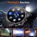 LIGE BWV99 New Smart Watch LED flashlight large display Men 710mAh Battery Sports Fitness Man Watch Bluetooth Call Health Monitoring Men Smartwatch For Android ios.