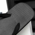 ins trendy black flip flops for men in summer wear simple non-slip soft sole clip foot-slip fashionable and versatile beach sand.