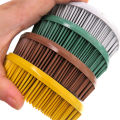 1 Pcs 4.5 Inch Bristle Discs Abrasive Bristle Disc 36/50/80/120 Grit with 5/8-11 Thread for Removing Coatings Paint Rust. 