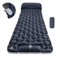 Outdoor Camping Sleeping Pad Folding Sleep Mat Beach Inflat Mattress with Pillows Ultralight Air Mat Travel Hiking.