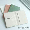 Pure Chic Passport Wallet Faux Leather Lightweight Waterproof Rfid Blocking Slim Vaccine Card Holder Travel Essentials.