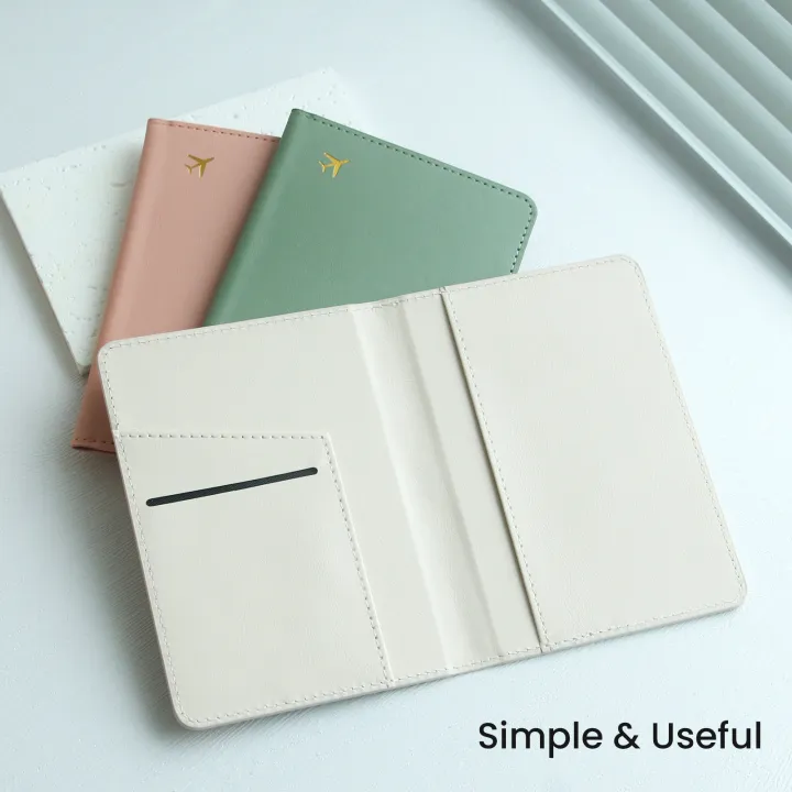 Pure%20Chic%20Passport%20Wallet%20Faux%20Leather%20Lightweight%20Waterproof%20Rfid%20Blocking%20Slim%20Vaccine%20Card%20Holder%20Travel%20Essentials%20-%20Image%203