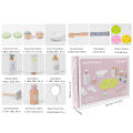 Wooden Pretend Play Children Facial Mask Makeup Set Imitation Beauty Fashion Toy Cosmetics Set Educational Toys for Girls. 
