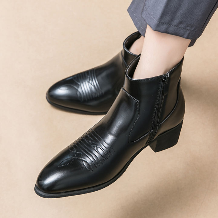 Black%20Western%20Boots%20for%20Men%20Cowboy%20Brown%20Chelsea%20Boots%20Zipper%20Ankle%20Business%20Boots%20Size%2038-46%20Free%20Shipping%20-%20Image%203