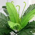 1pc,Artificial Plant, 18 Head Of Lron Leaves, Simulated Silk Cloth GreenPlanting, Iron Tree Leaves,Loose Tail, Palm Leaf Plant. 