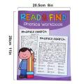 Read And Find Phonics Workbook Preschool and Kindergarten Learning English Teacher Teaching Aids Phonics Practice Montessori. 